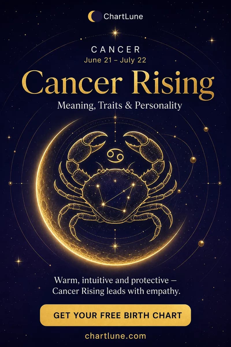 Cancer Rising — meaning, traits and personality