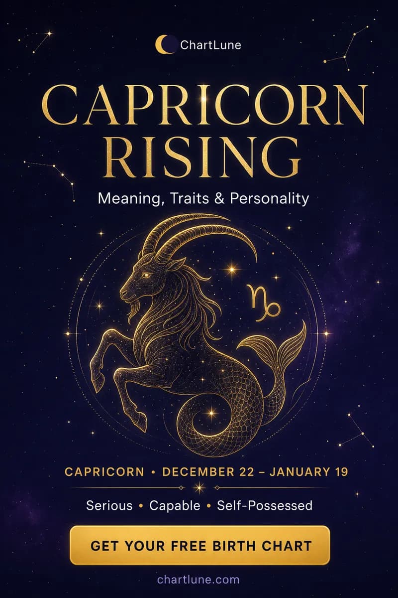 Capricorn Rising — meaning, traits and personality