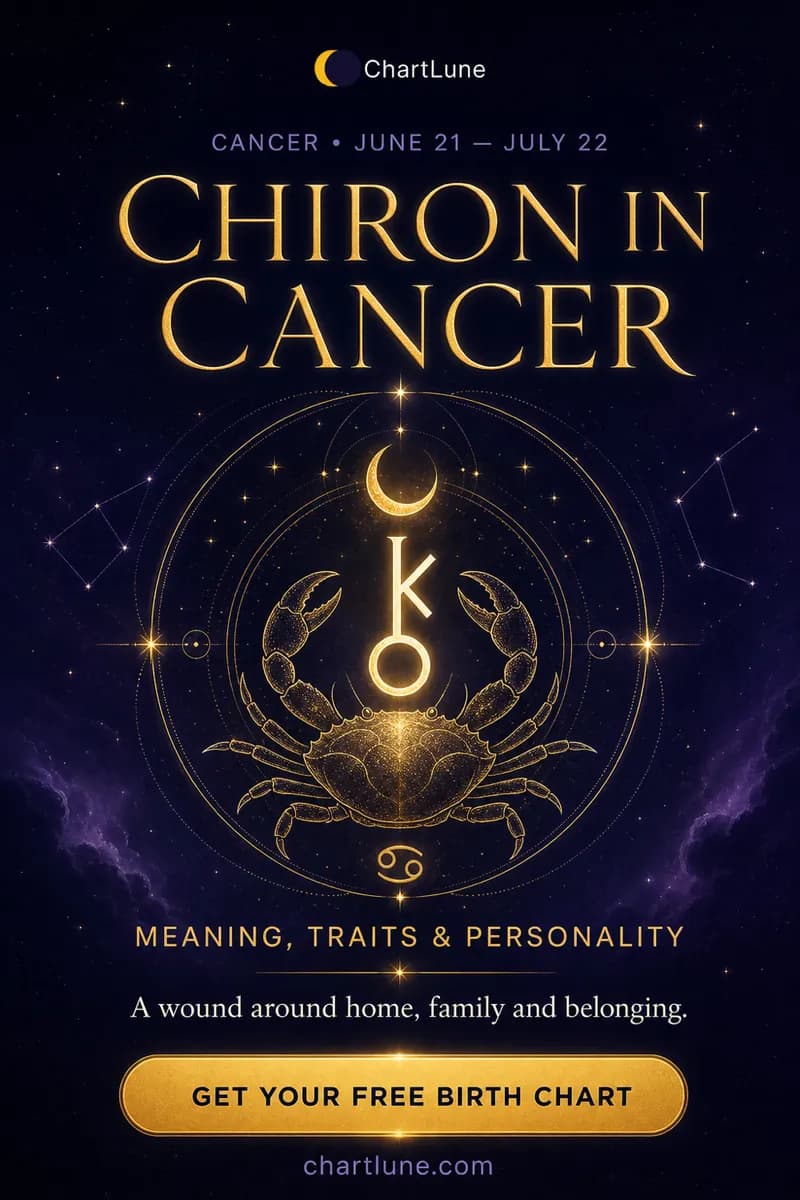 Chiron in Cancer — meaning, traits and personality