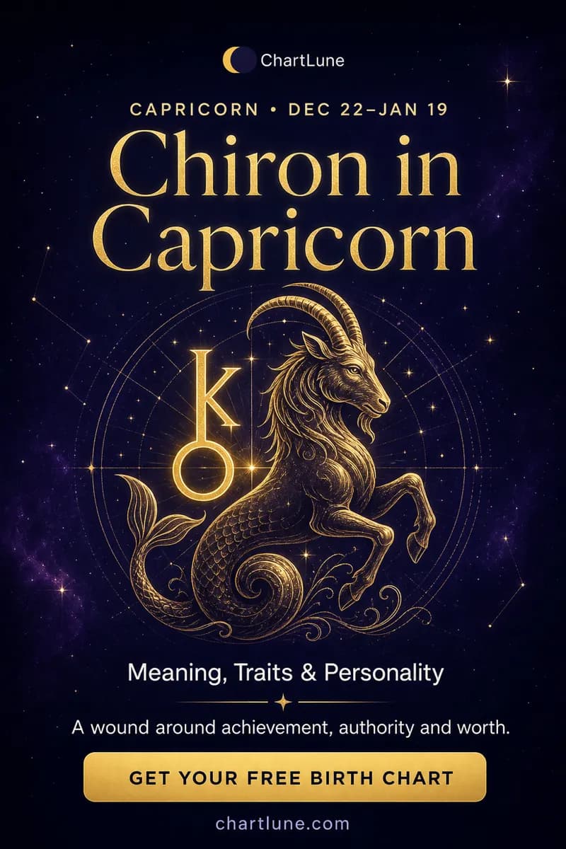 Chiron in Capricorn — meaning, traits and personality