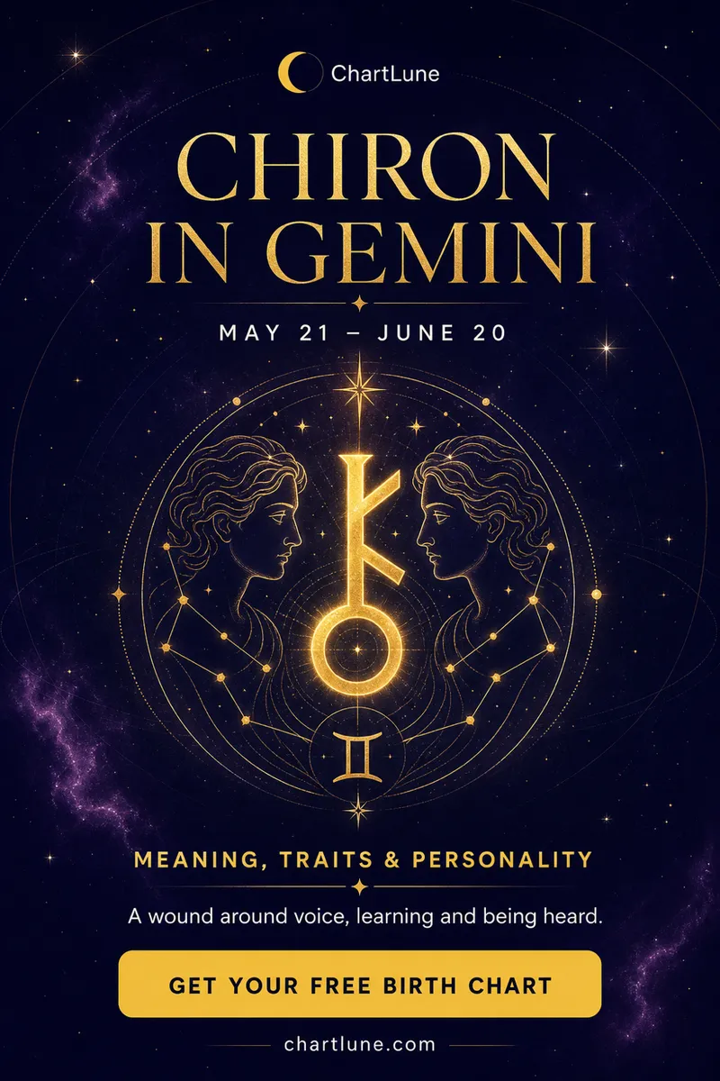 Chiron in Gemini — meaning, traits and personality