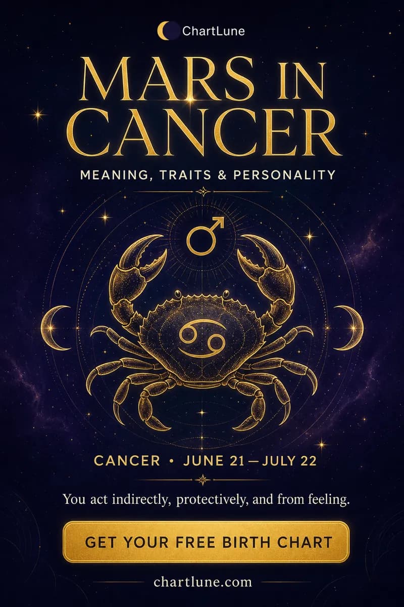 Mars in Cancer — meaning, traits and personality