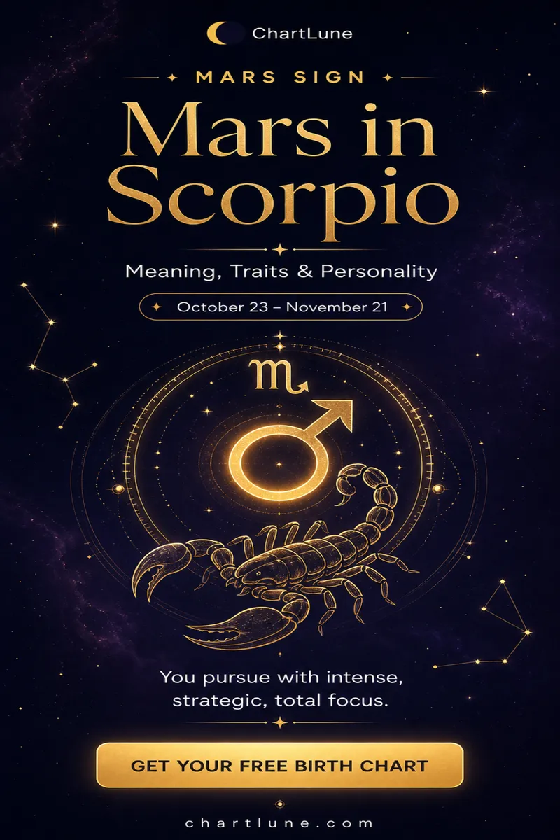 Mars in Scorpio — meaning, traits and personality