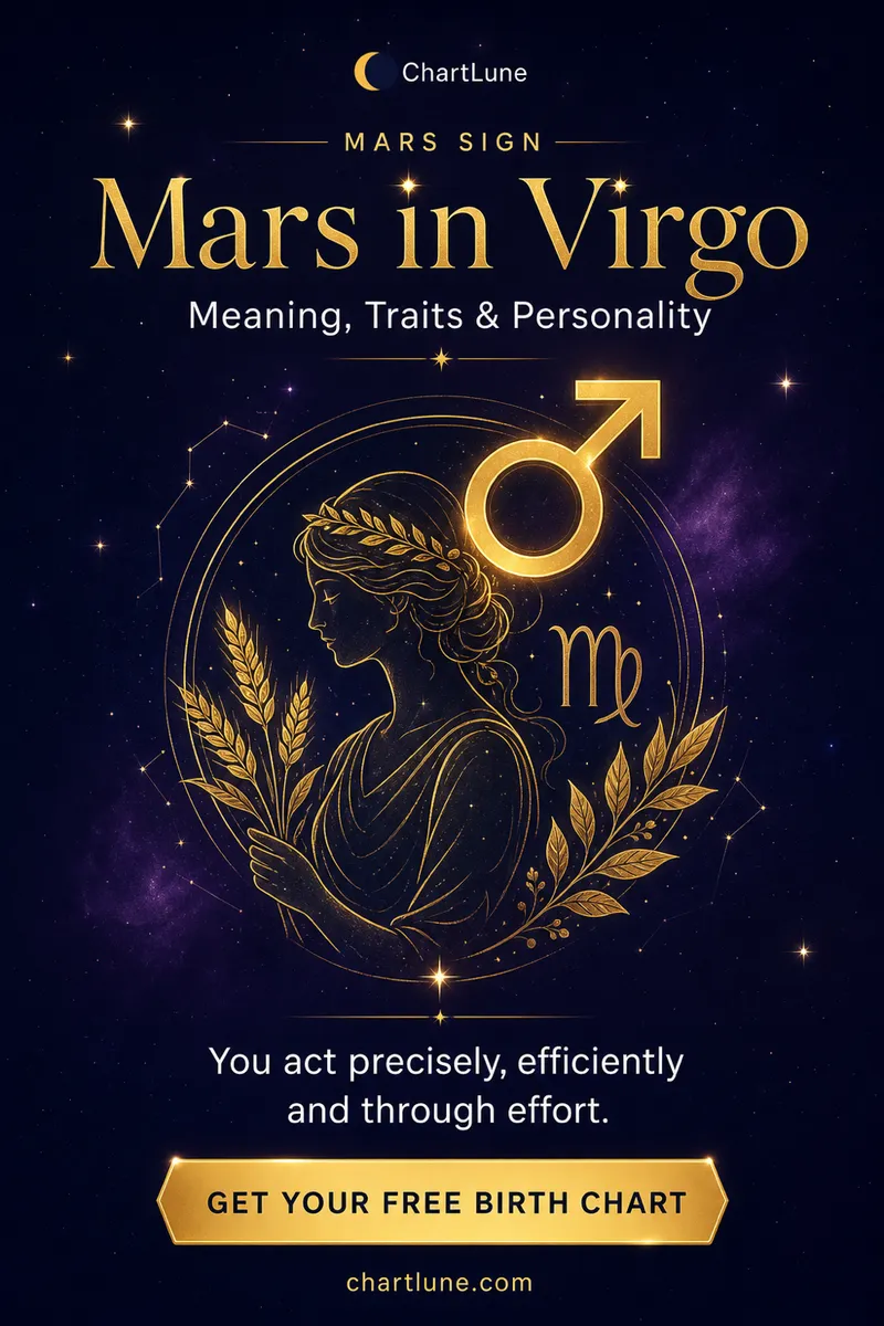 Mars in Virgo — meaning, traits and personality