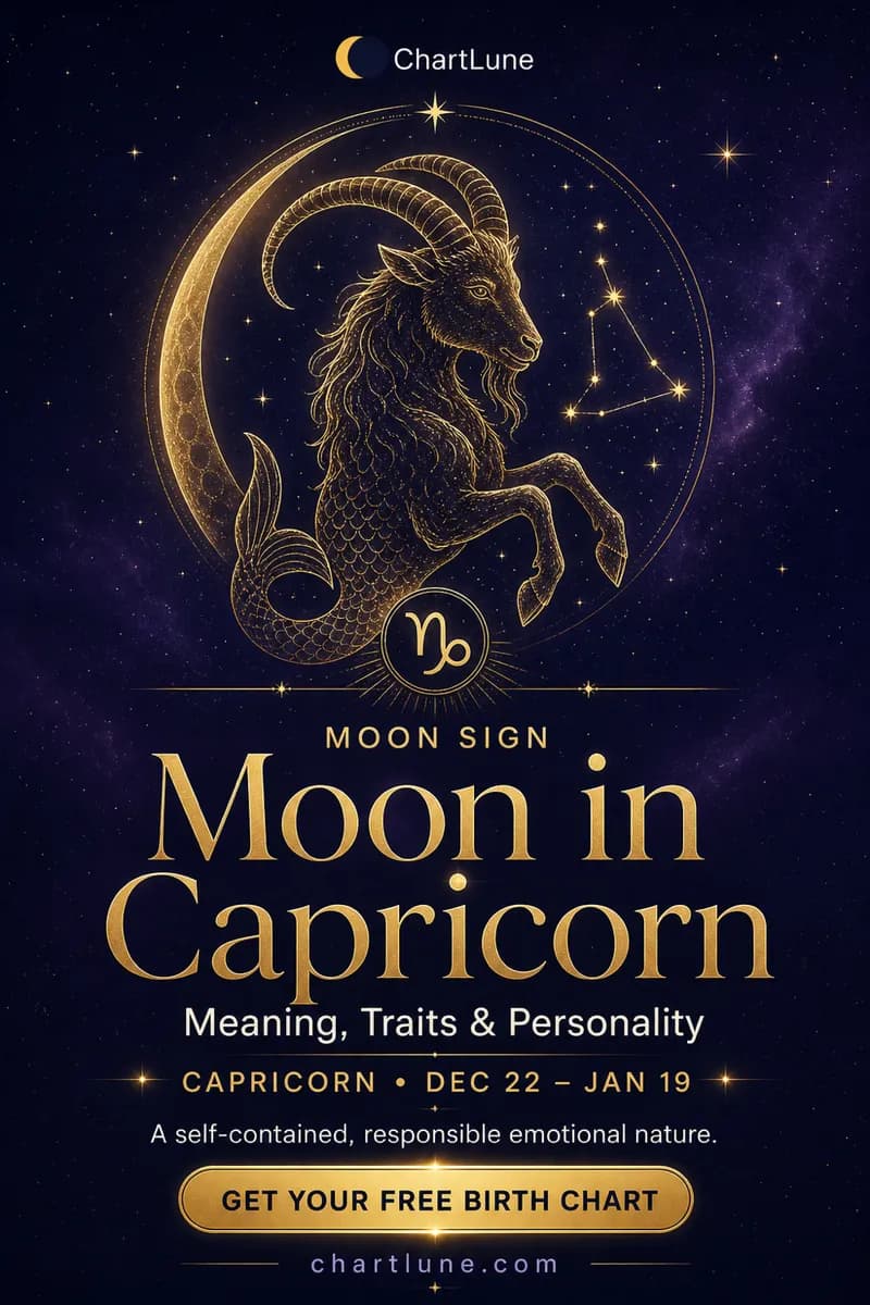 Moon in Capricorn — meaning, traits and personality