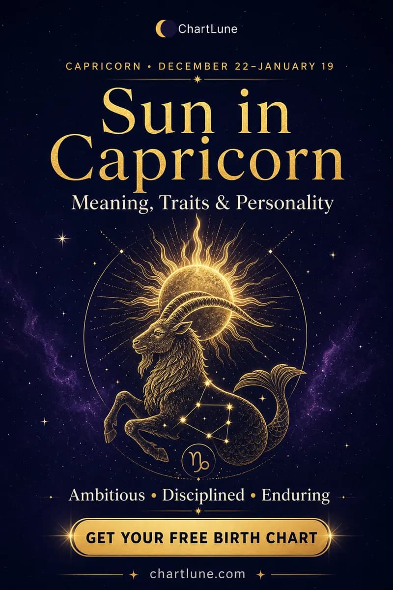 Sun in Capricorn — meaning, traits and personality