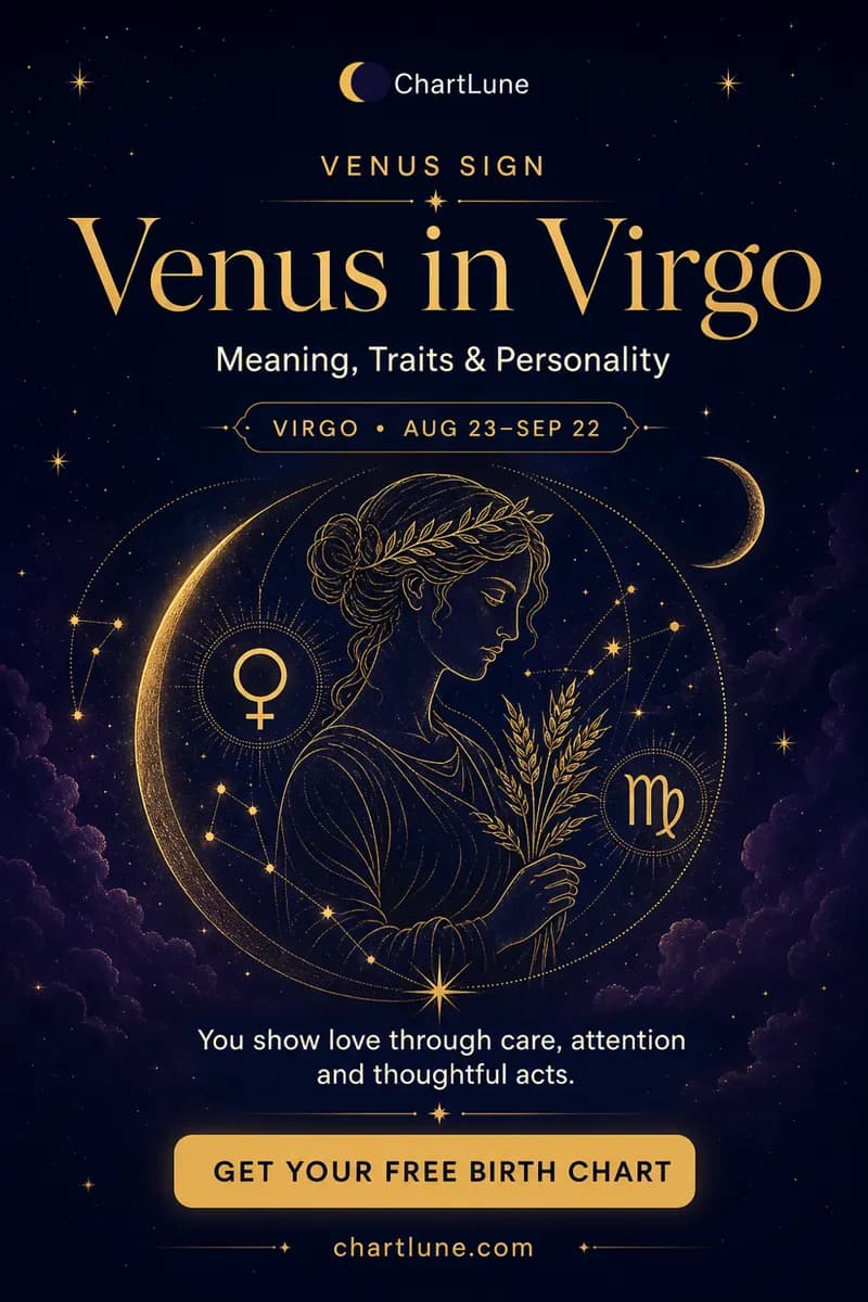Venus in Virgo — meaning, traits and personality